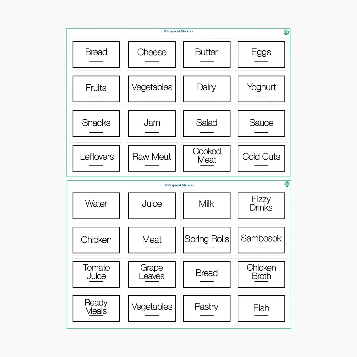 Tob3a Fridge Labels - Image 2