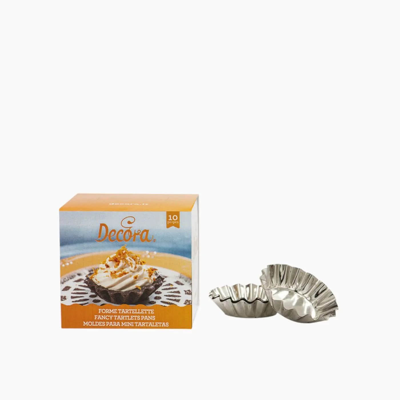 Decora 10 Aluminium Tartlet Pans