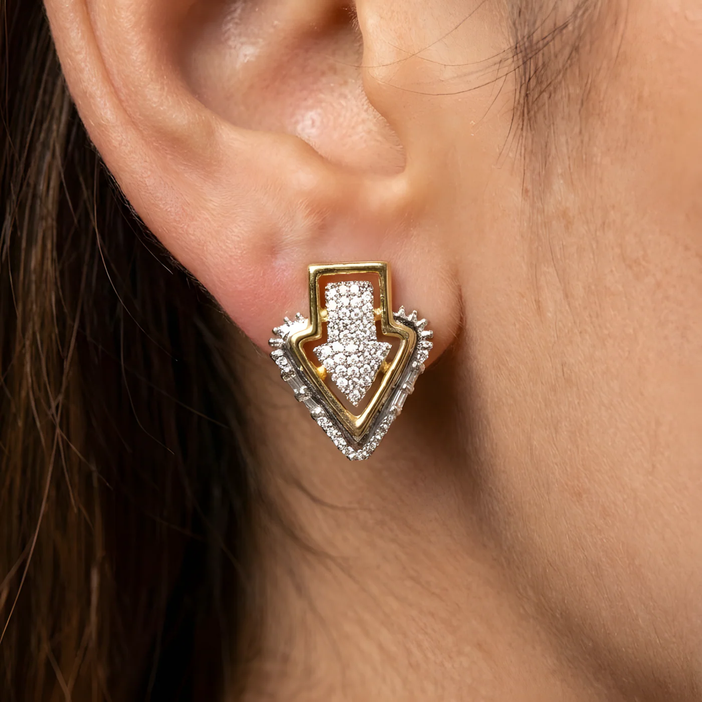 Point Made Earrings - Image 2