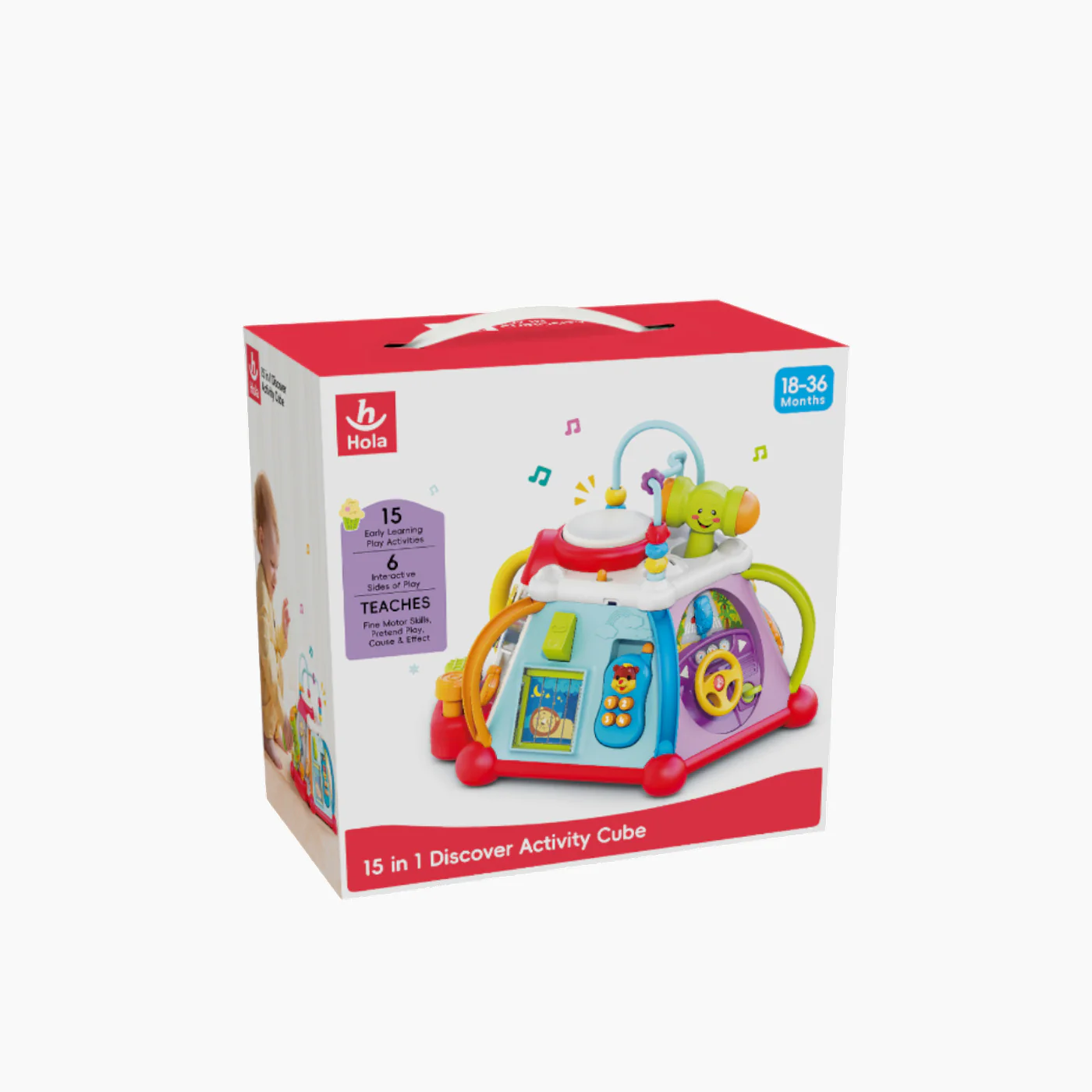 Hola 15-In-1 Discover Activity Cube - Image 7