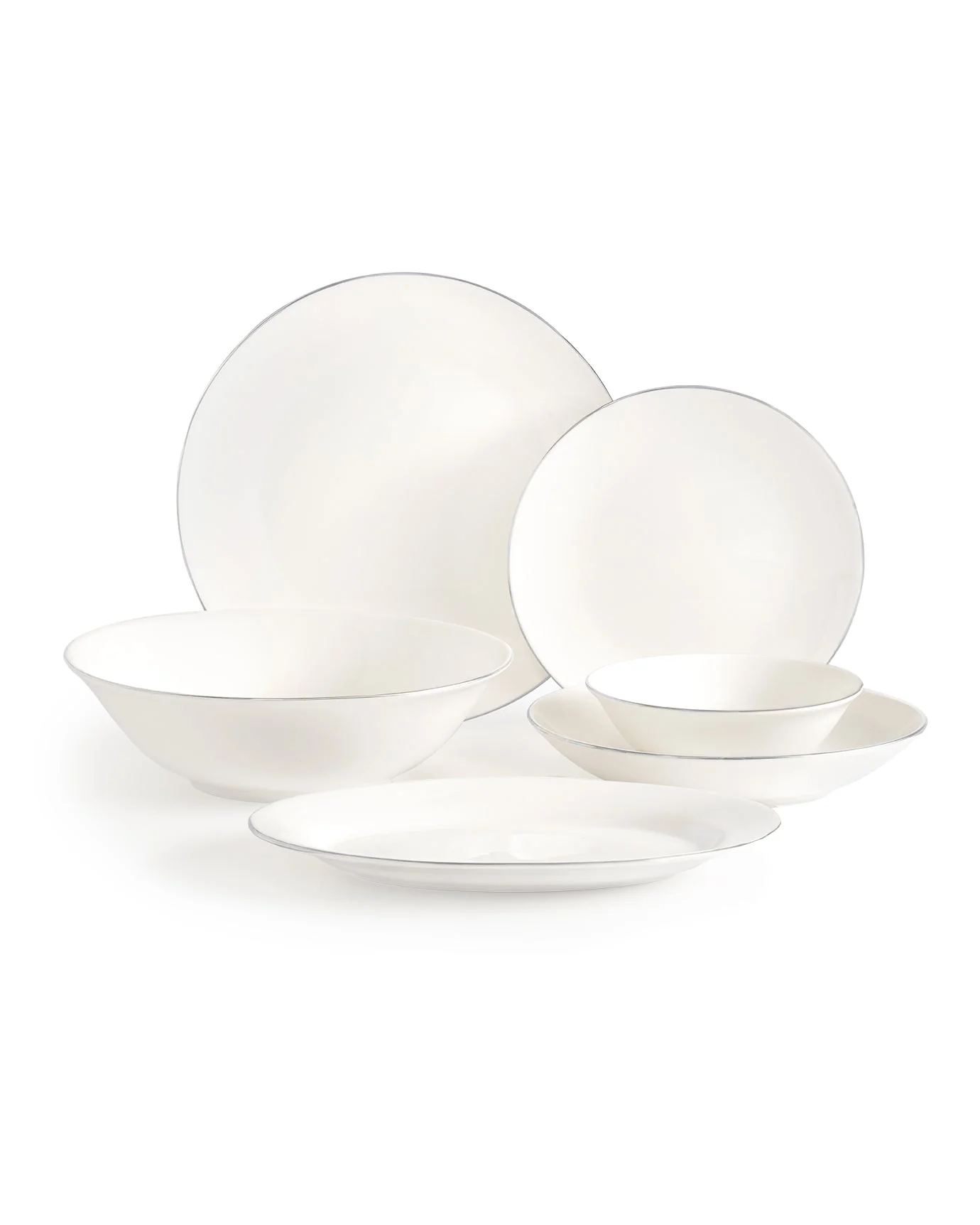 Madame Coco Helios 27 Piece Dinner Set Gold/platinum