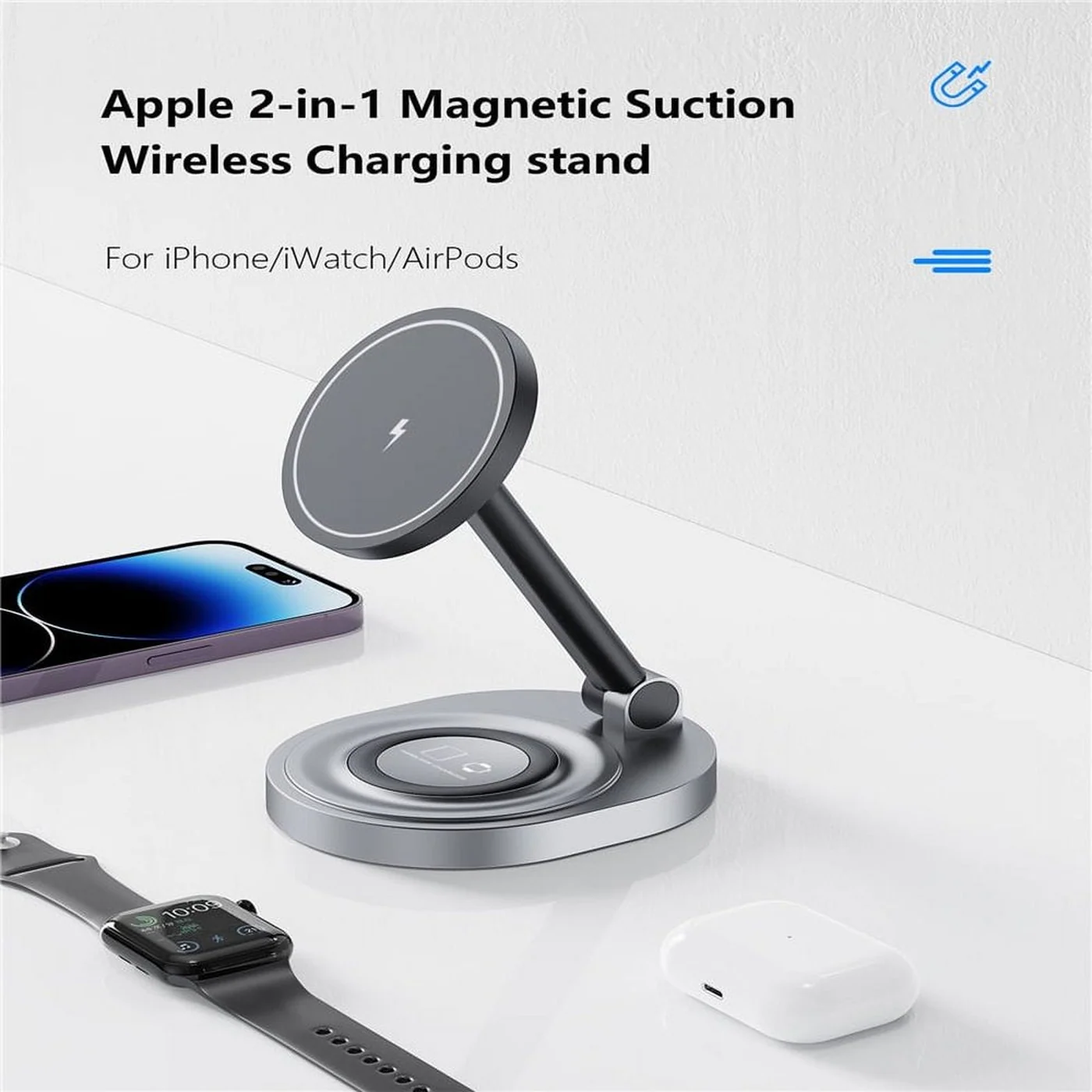 Catchy Jo Qi2 Magnetic Wireless Charger Stand - Image 6