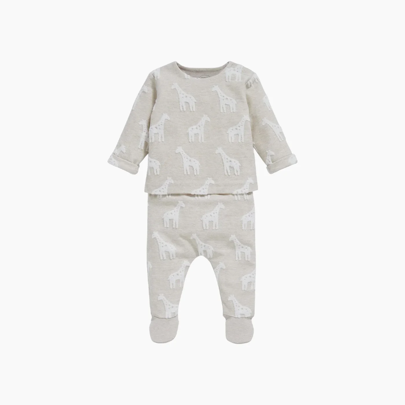 2 Piece Giraffe Textured Set