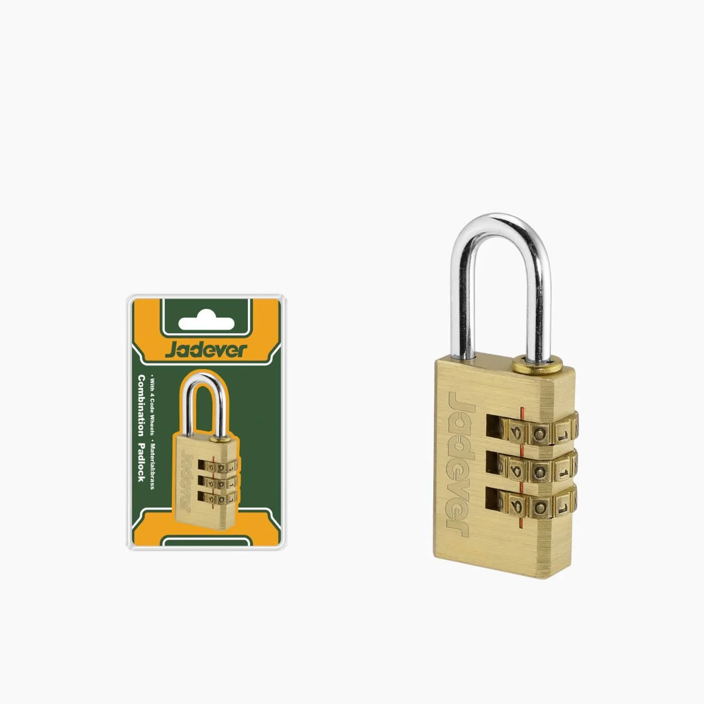 Jadever Brass Combo Lock - Image 2