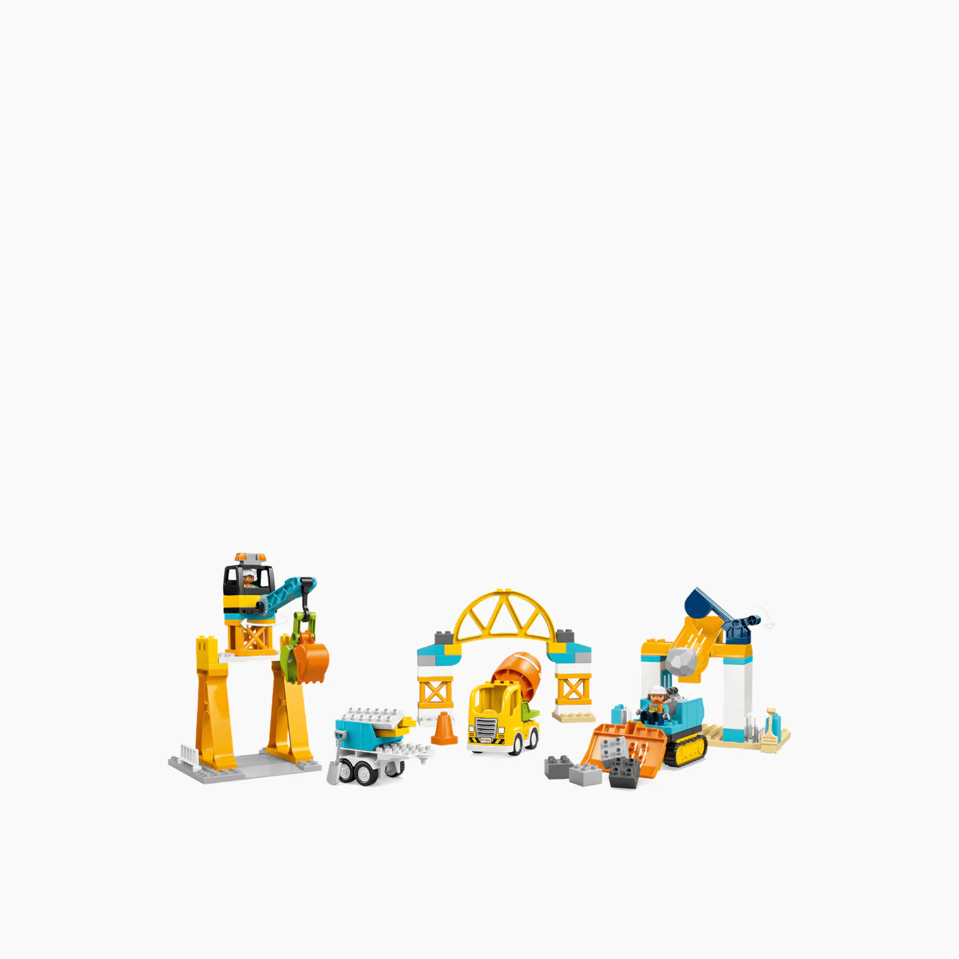 LEGO 3 in 1 Construction Site and Vehicles- 84 Pcs - Image 5