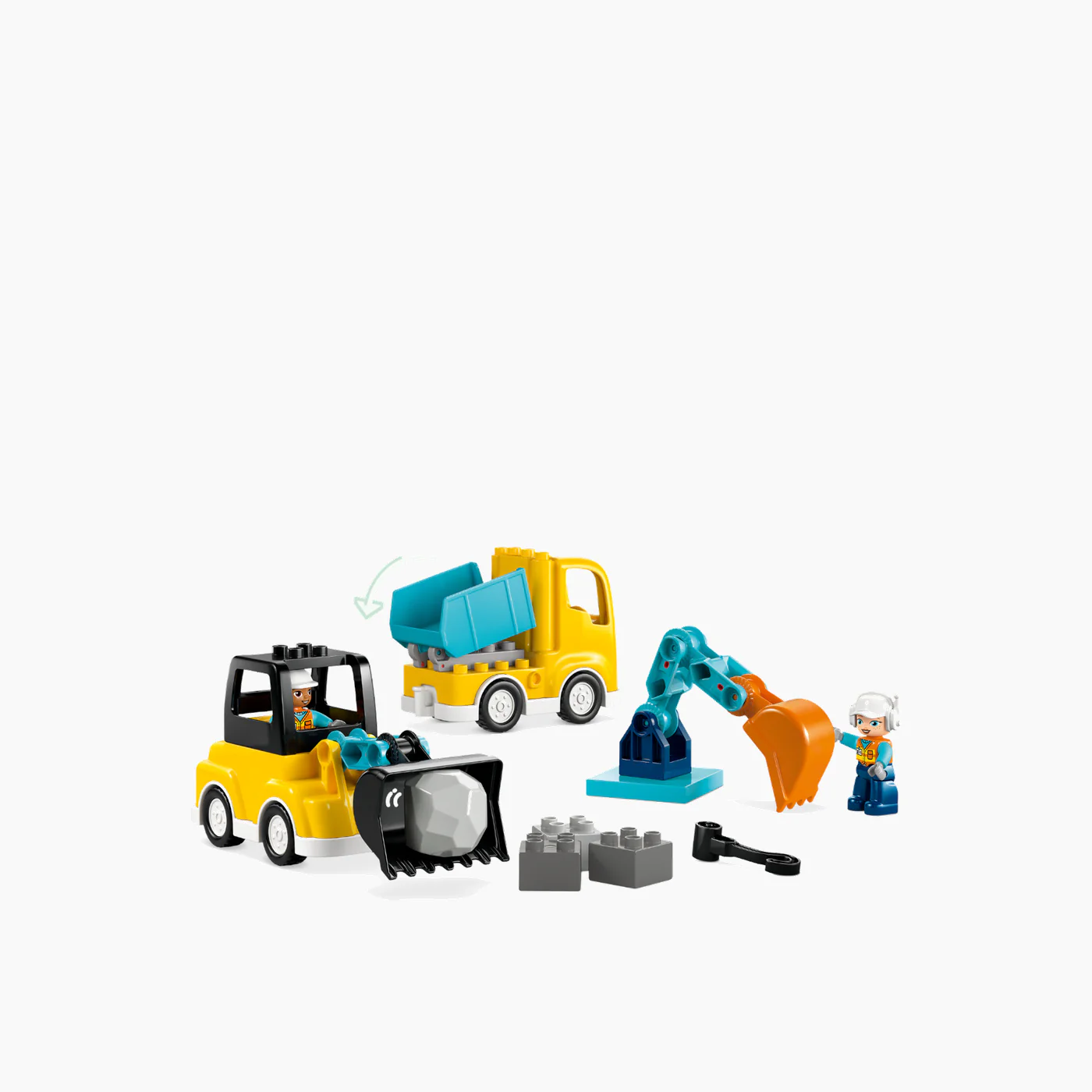 LEGO 3 in 1 Construction Vehicles- 22 Pcs - Image 4