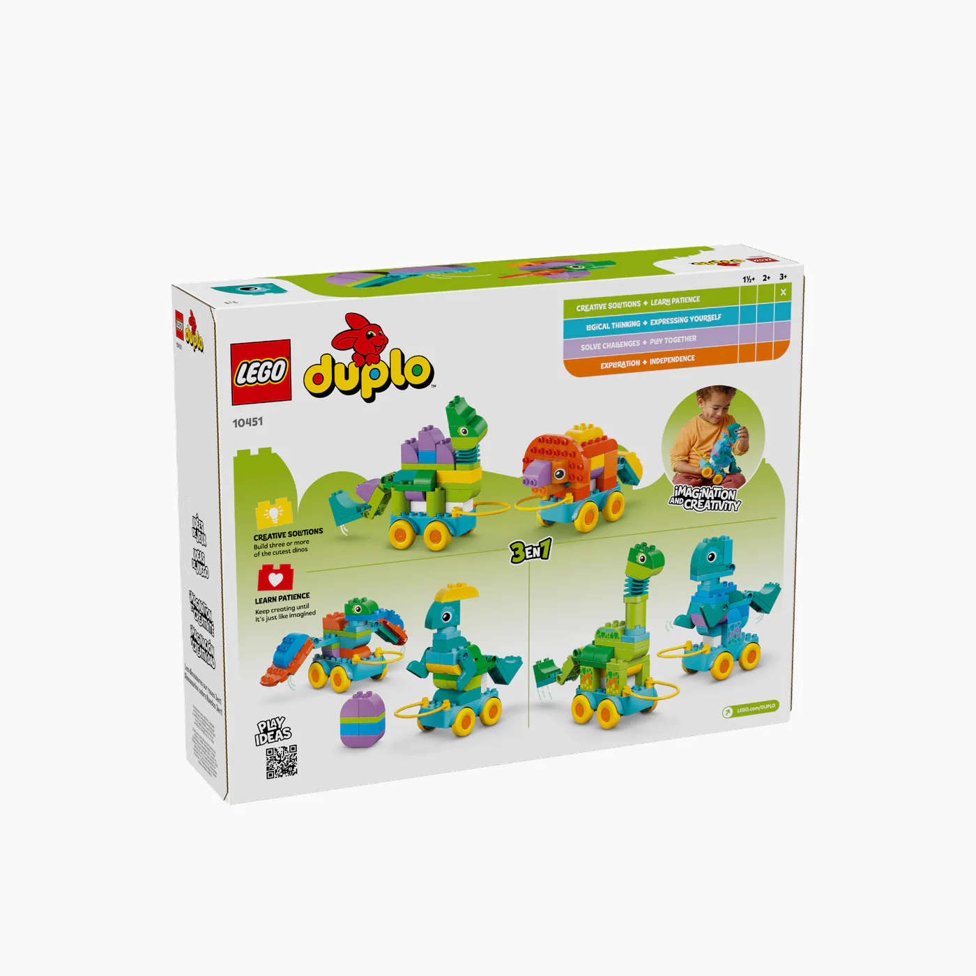 LEGO 3 in 1 Dinosaurs on Wheels- 108 Pcs - Image 6