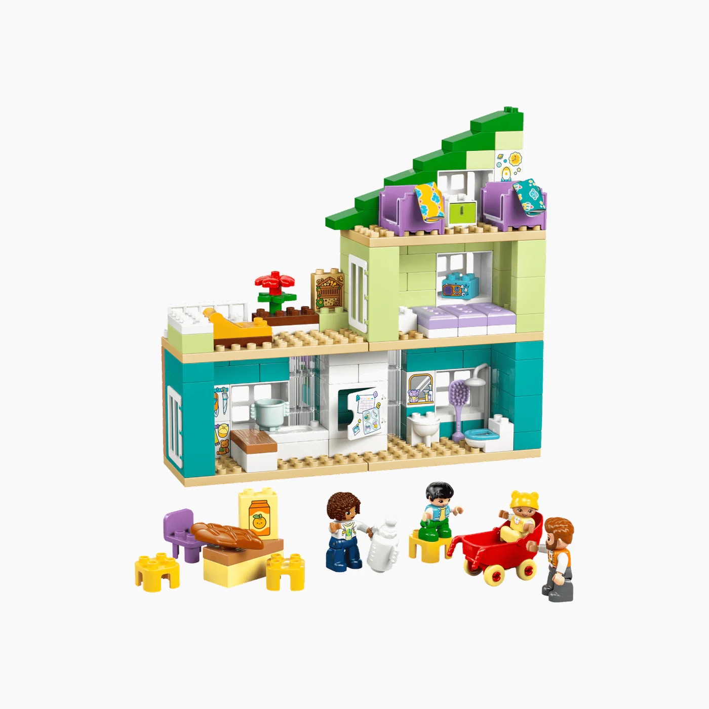 LEGO 3 in 1 Modern Family House with Figures- 166 Pcs - Image 5