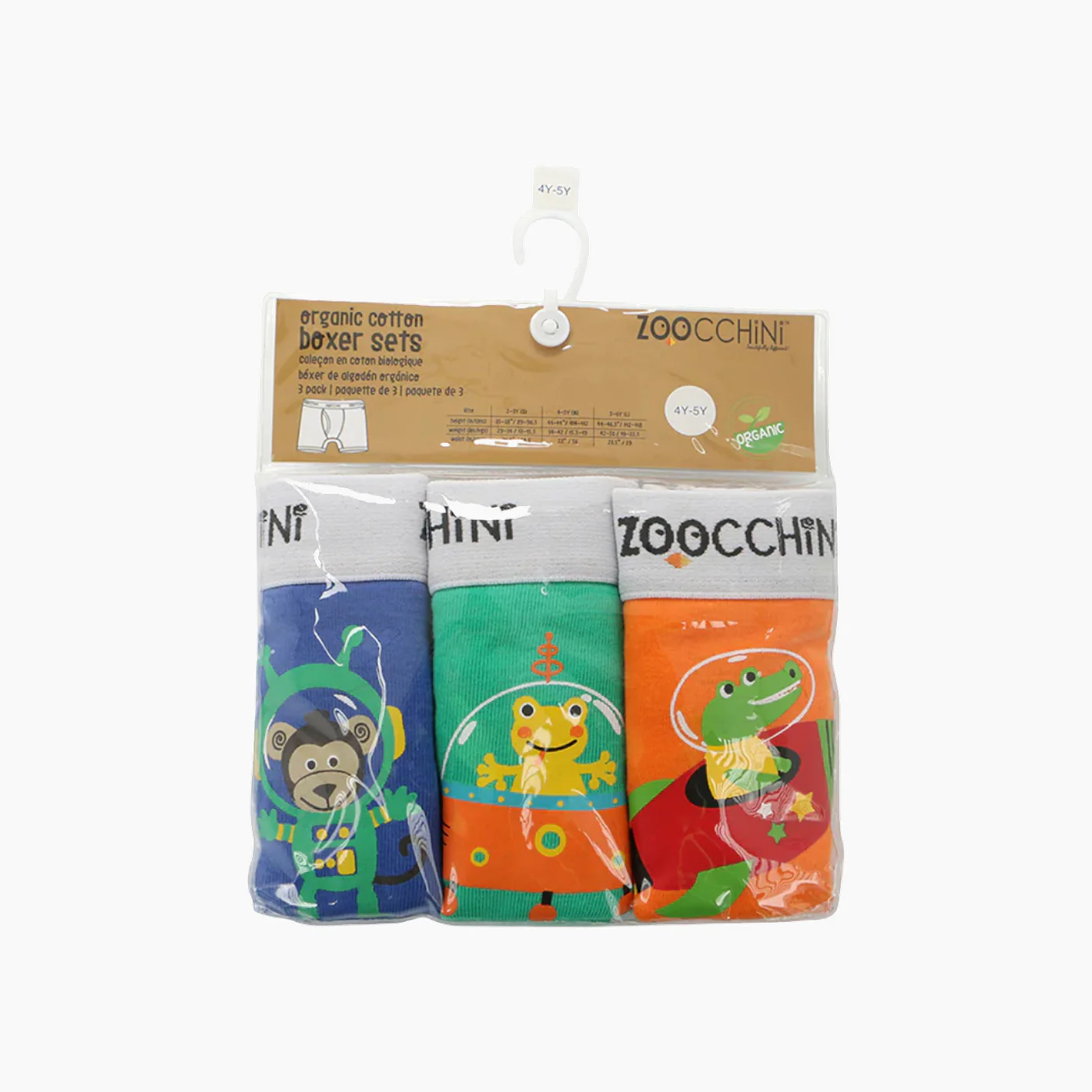 3 Piece Organic Boxers - Space Force 2-3 years - Image 7