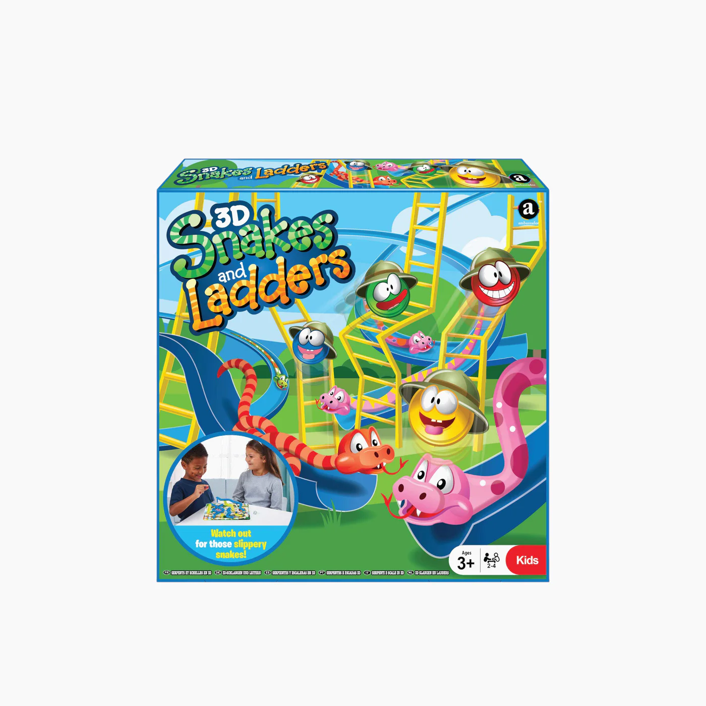 Ambassador 3D Snakes & Ladders Board Game - Image 3