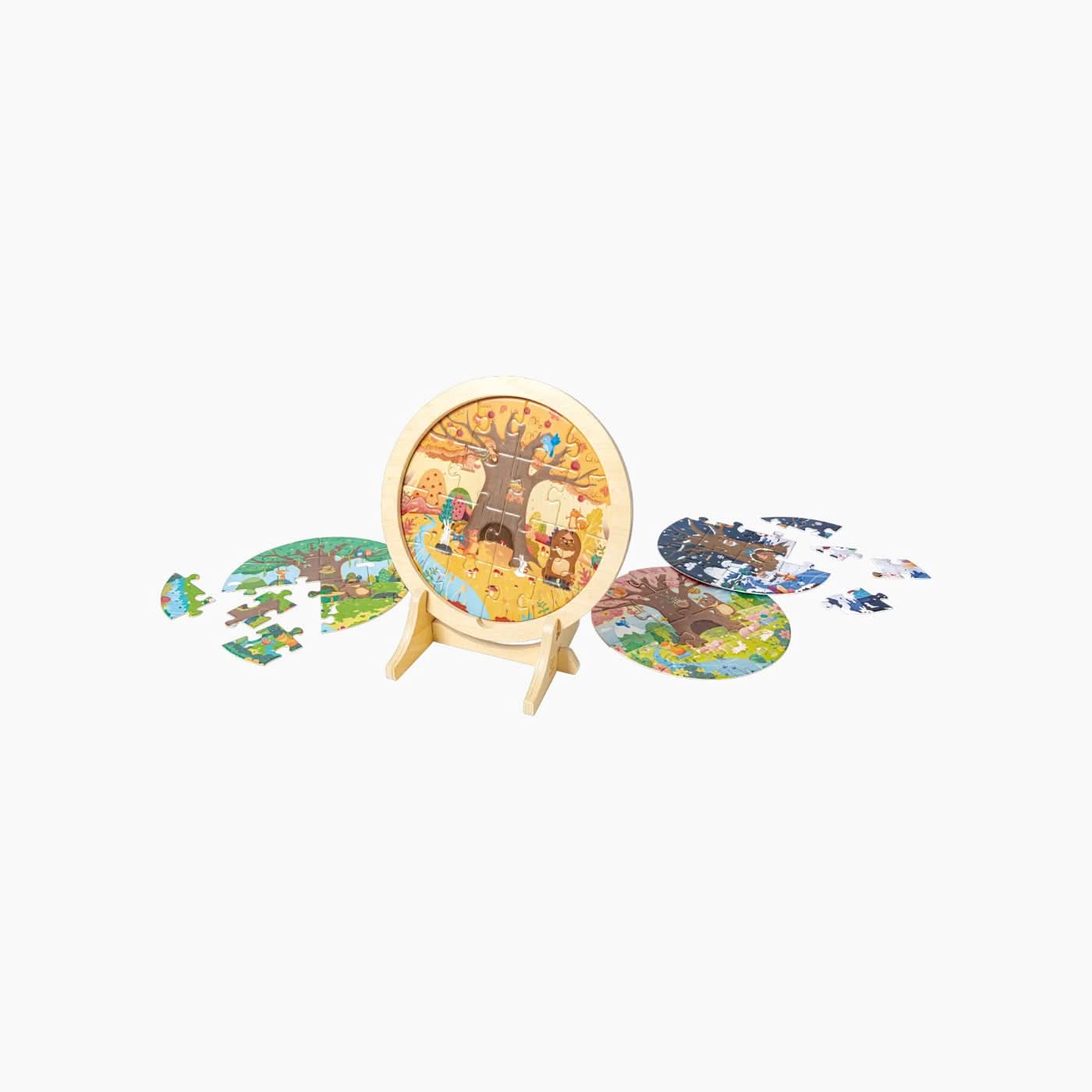 Hape 4 Seasons Layer Puzzle - Image 2