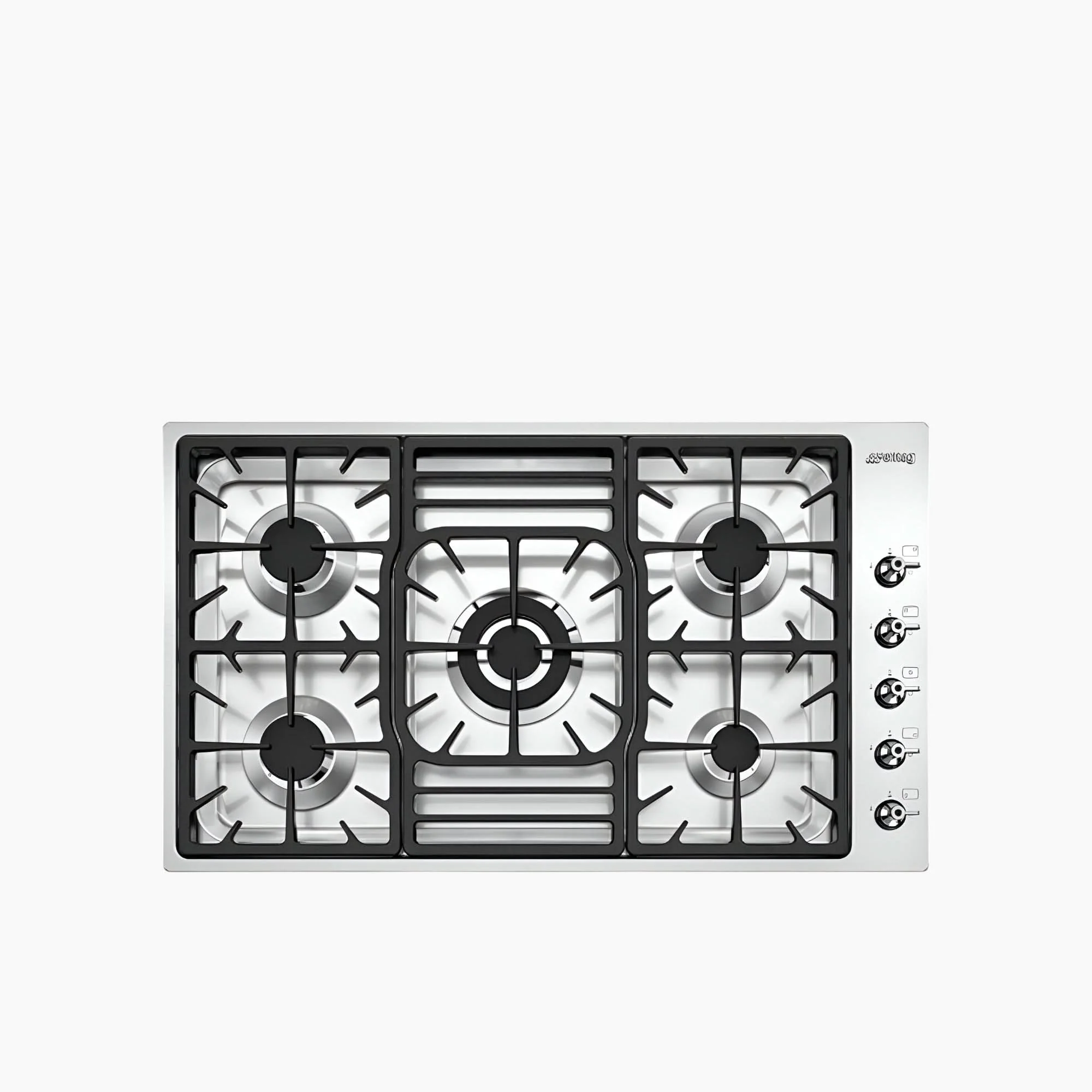 Smeg Gas Burners Hob 5 Burners Stainless Steel