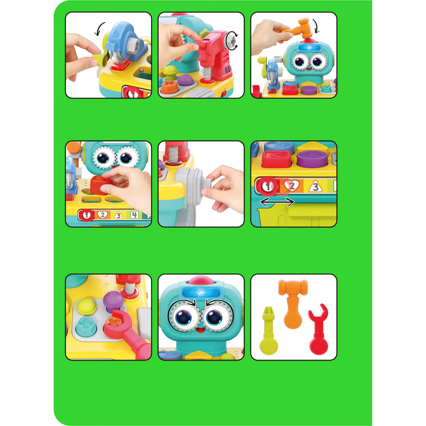Hola 9-in-1 Robot Workbench Educational Toy - Image 6