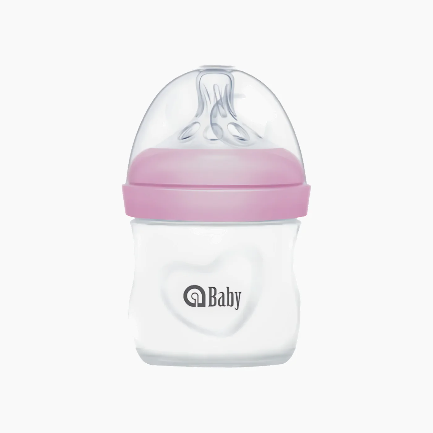 Ababy Borosilicate Glass Baby Natural Feeding Bottle (0m+ 120ml/4oz)