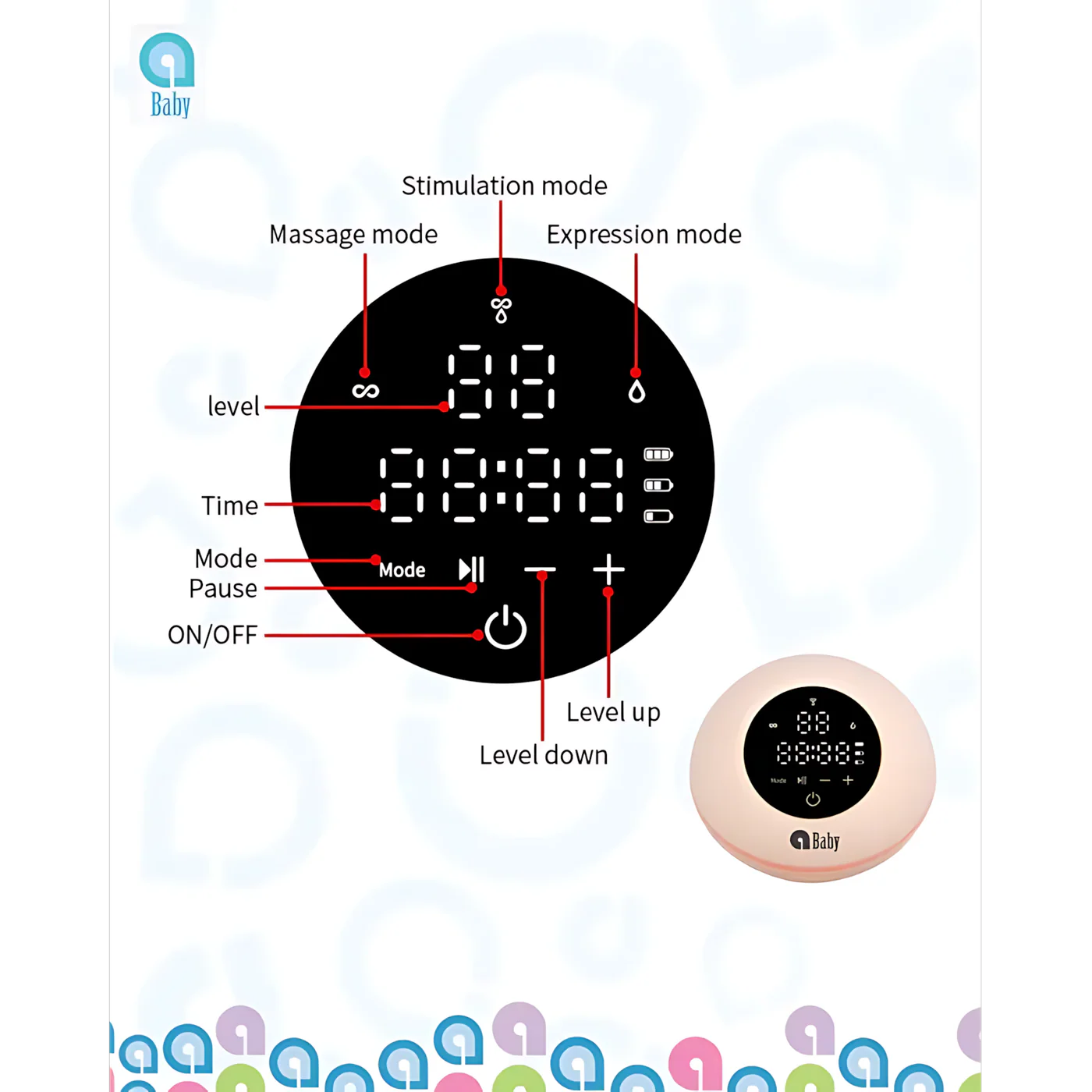 Ababy Double Electric Breast Pump Painless Suction one year warranty - Image 3