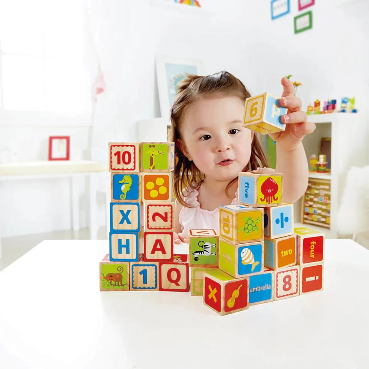 Hape Abc Wooden Alphabet And Number Block Set - Image 4