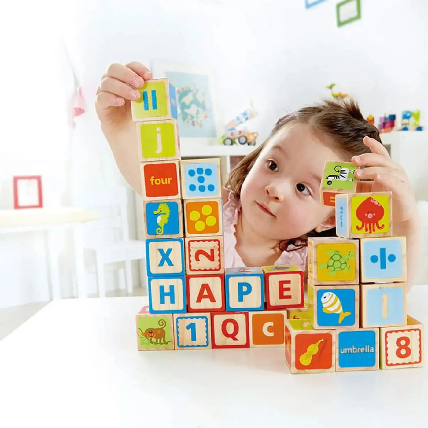 Hape Abc Wooden Alphabet And Number Block Set - Image 5