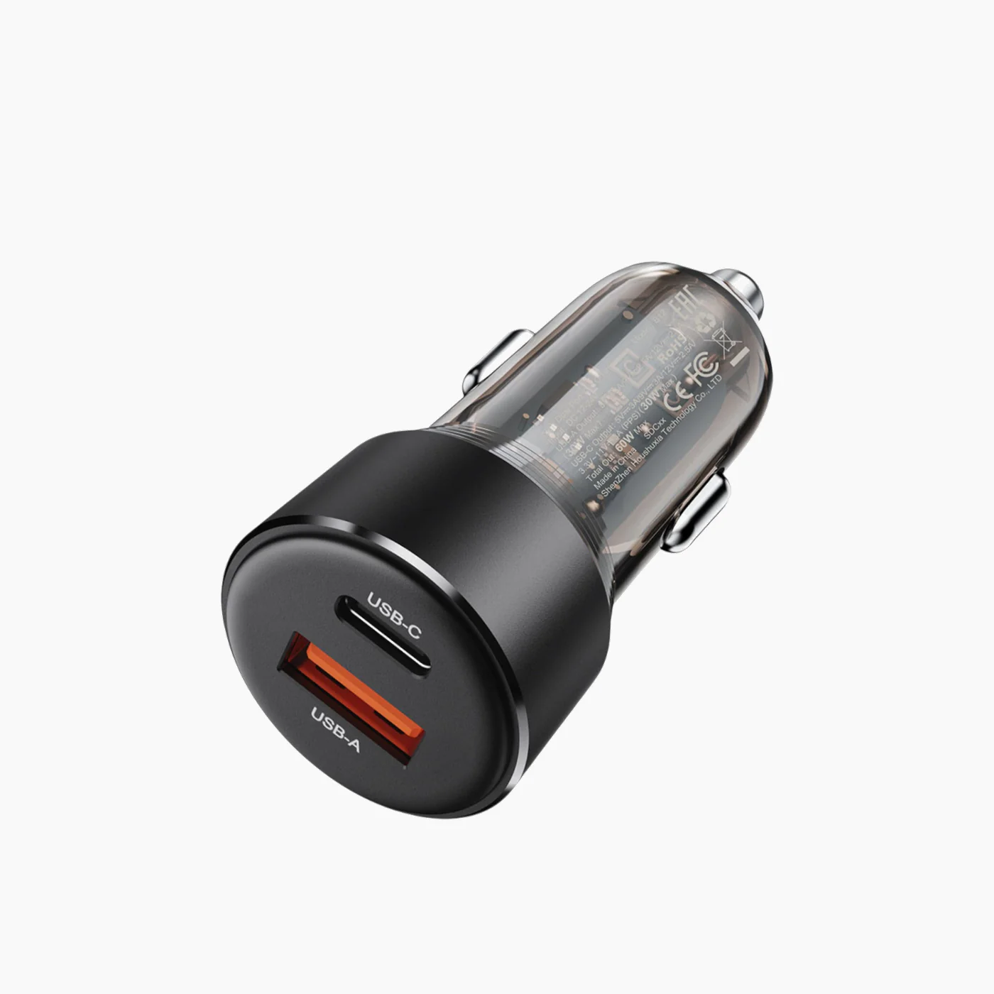 ACEFAST B12 Car Charger USB-C +USB-A (60W) - Image 2