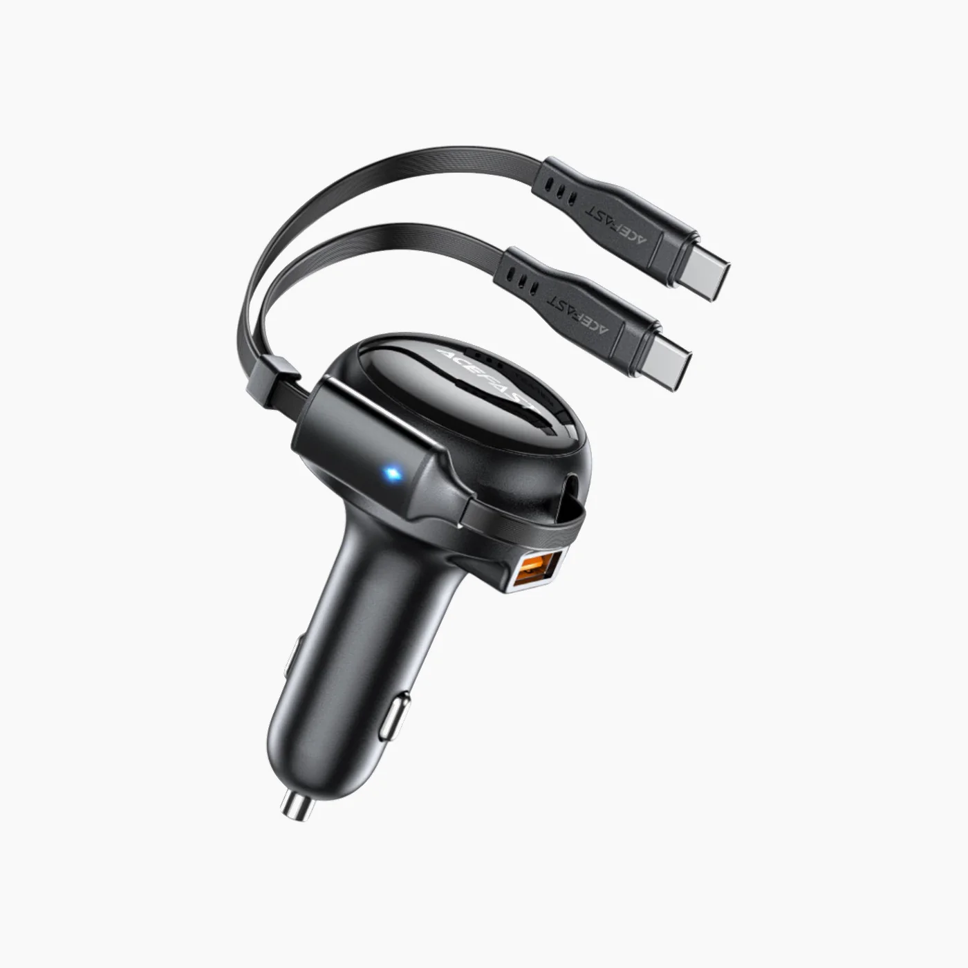 ACEFAST B13 Fast Car Charger With 2-in-1 Cable (53W)
