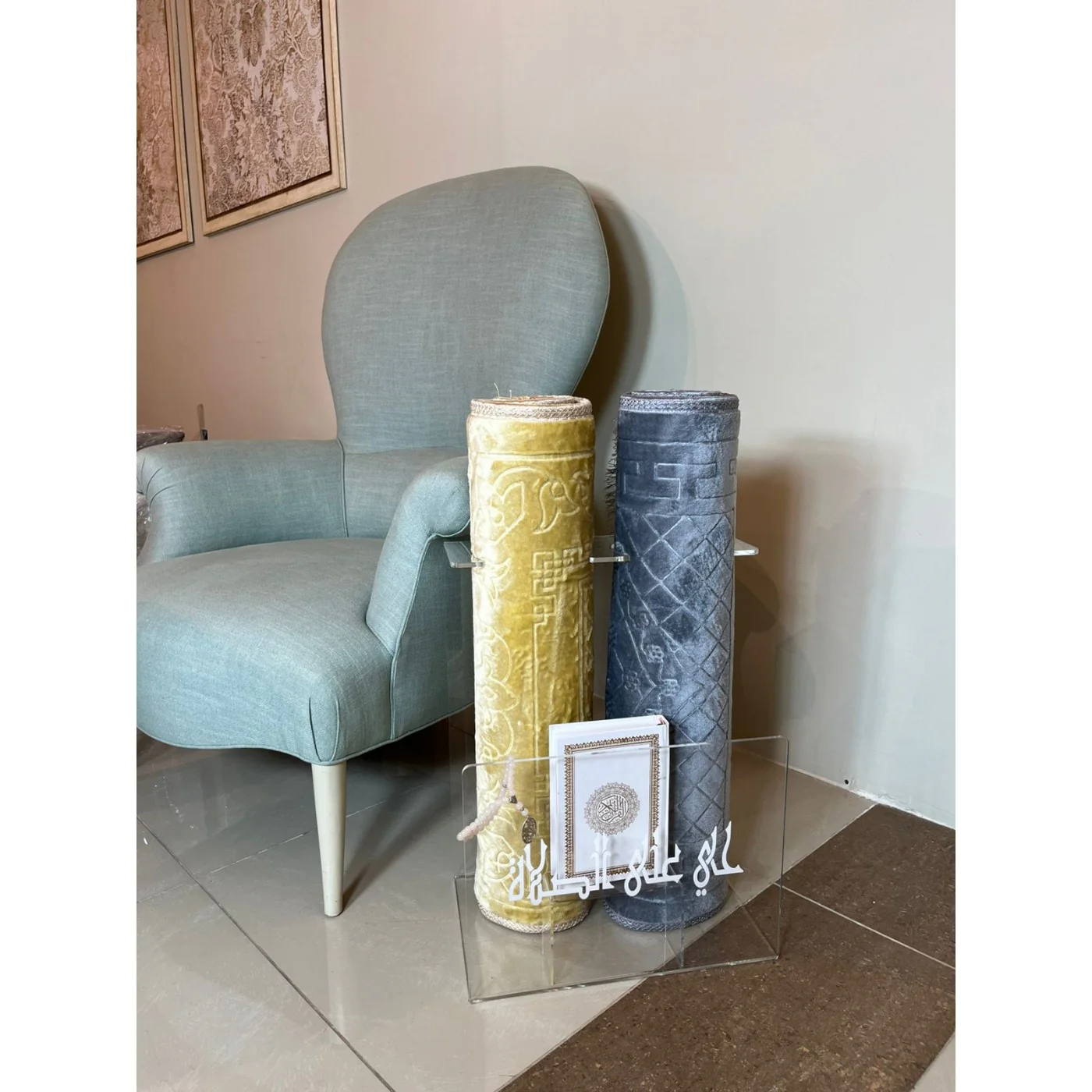 Quran & Prayer Mats Stand - Image 3