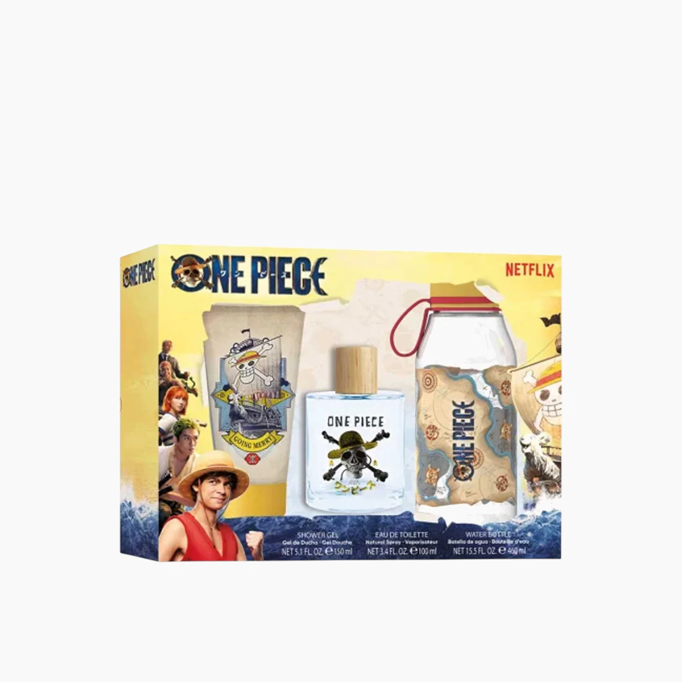 Air-Val One Piece EDT 100Ml + Shower Gel 150Ml + Botella Agua Gift Set For Kids - Image 2