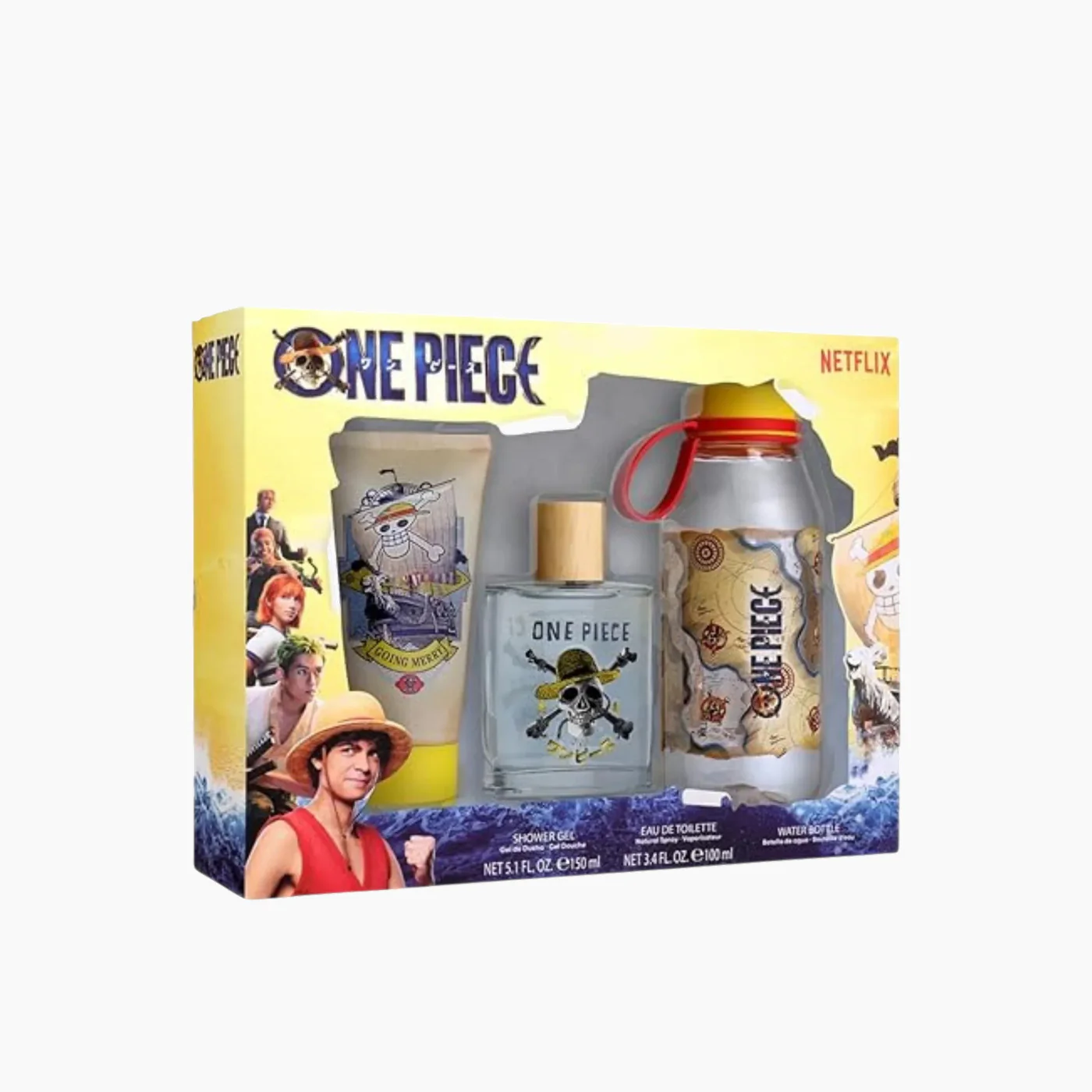 Air-Val One Piece EDT 100Ml + Shower Gel 150Ml + Botella Agua Gift Set For Kids - Image 3