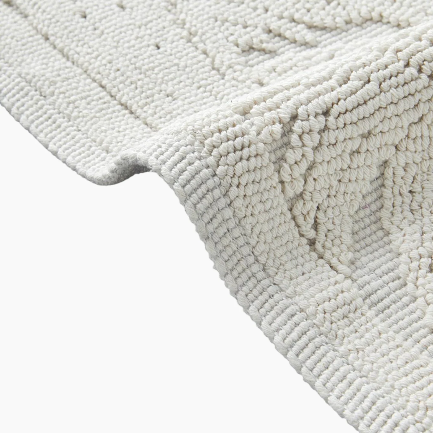 EH Living Aligne Boucle Rug 80x150 cm Cream - Image 2