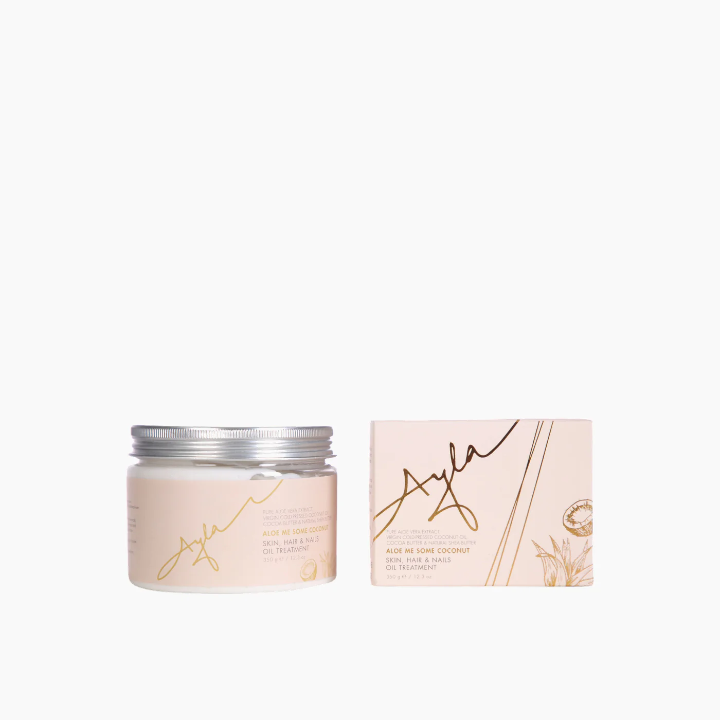 Ayla Aloe Me Some Coconut All Purpose Treatment Oil - Image 3