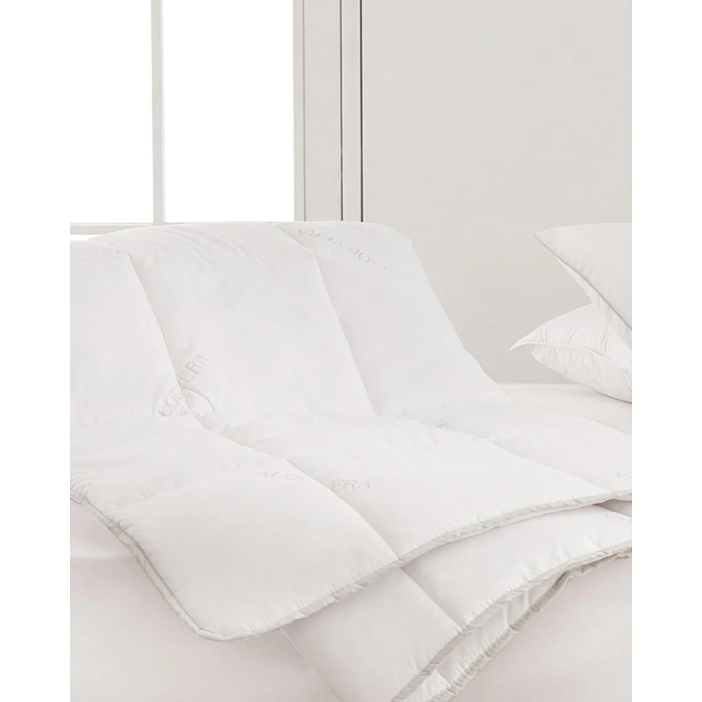 EH Living Aloe Vera Single Size Quilt 155x215 cm White - Image 4