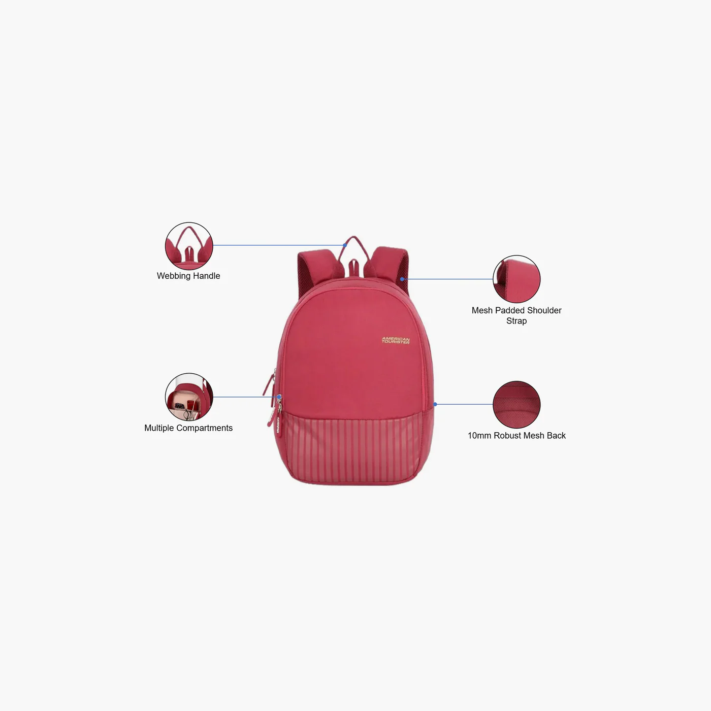 American Tourister Bella 2.0 Backpack - Image 7