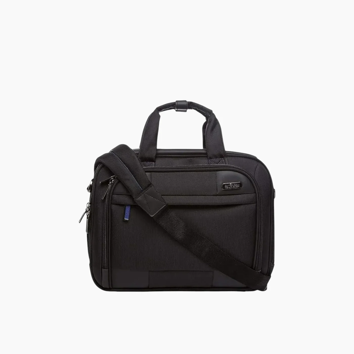 American Tourister Merit Laptop Briefcase As Black/Blue