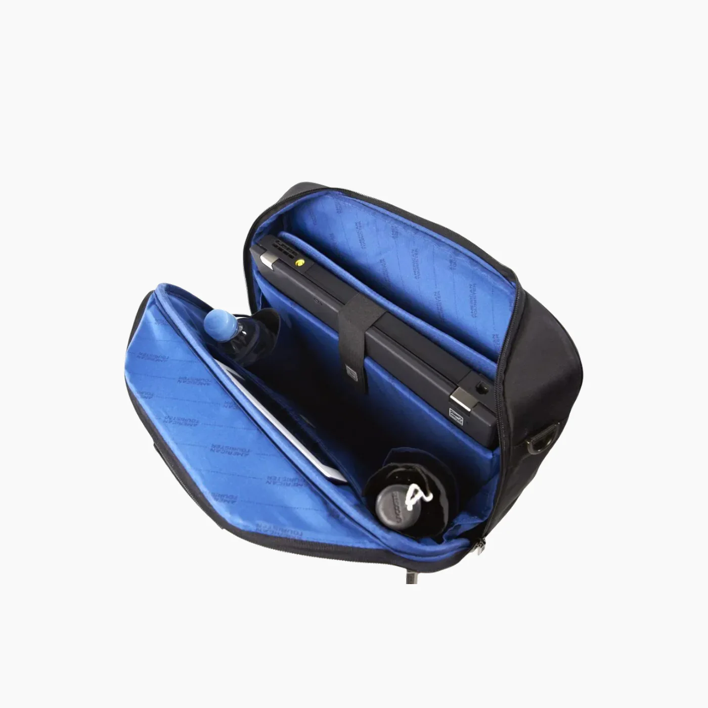 American Tourister Merit Laptop Briefcase As Black/Blue - Image 8