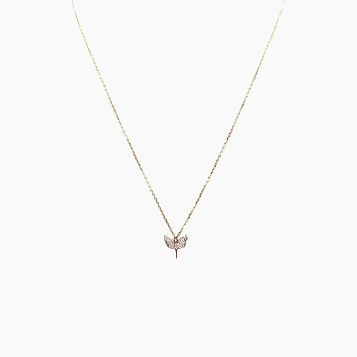 Stone Fine Jewelry Angel Wing Necklace