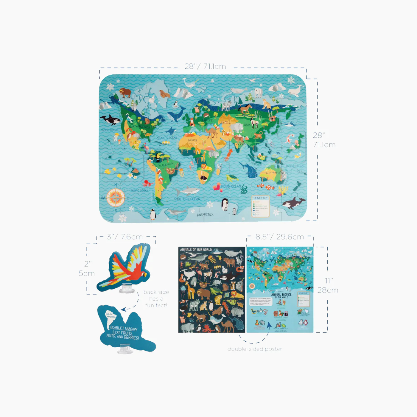 Stephen Joseph Animal Biomes Jigsaw Puzzle - Image 3