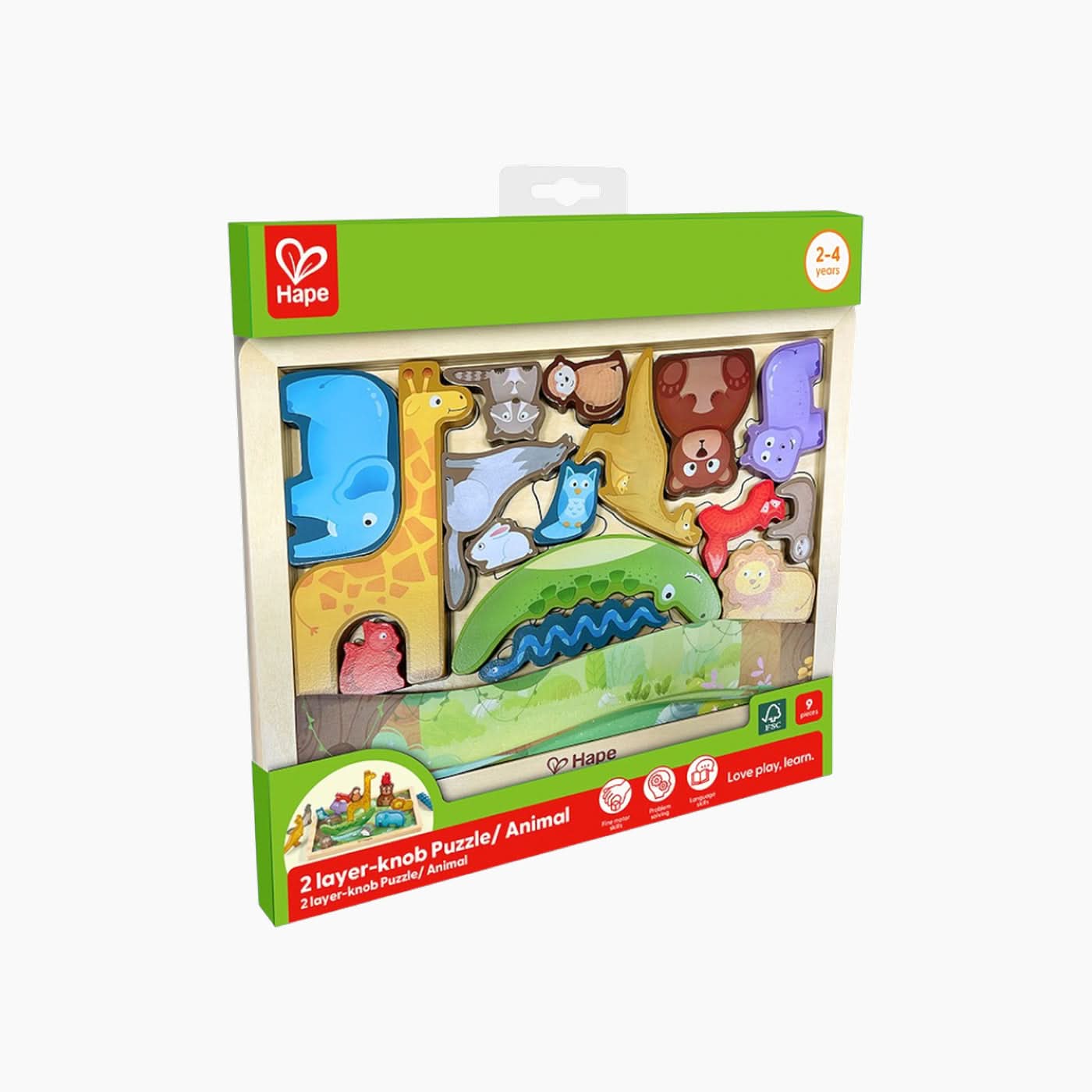 Hape Animal Kingdom Wooden Puzzle - Image 4