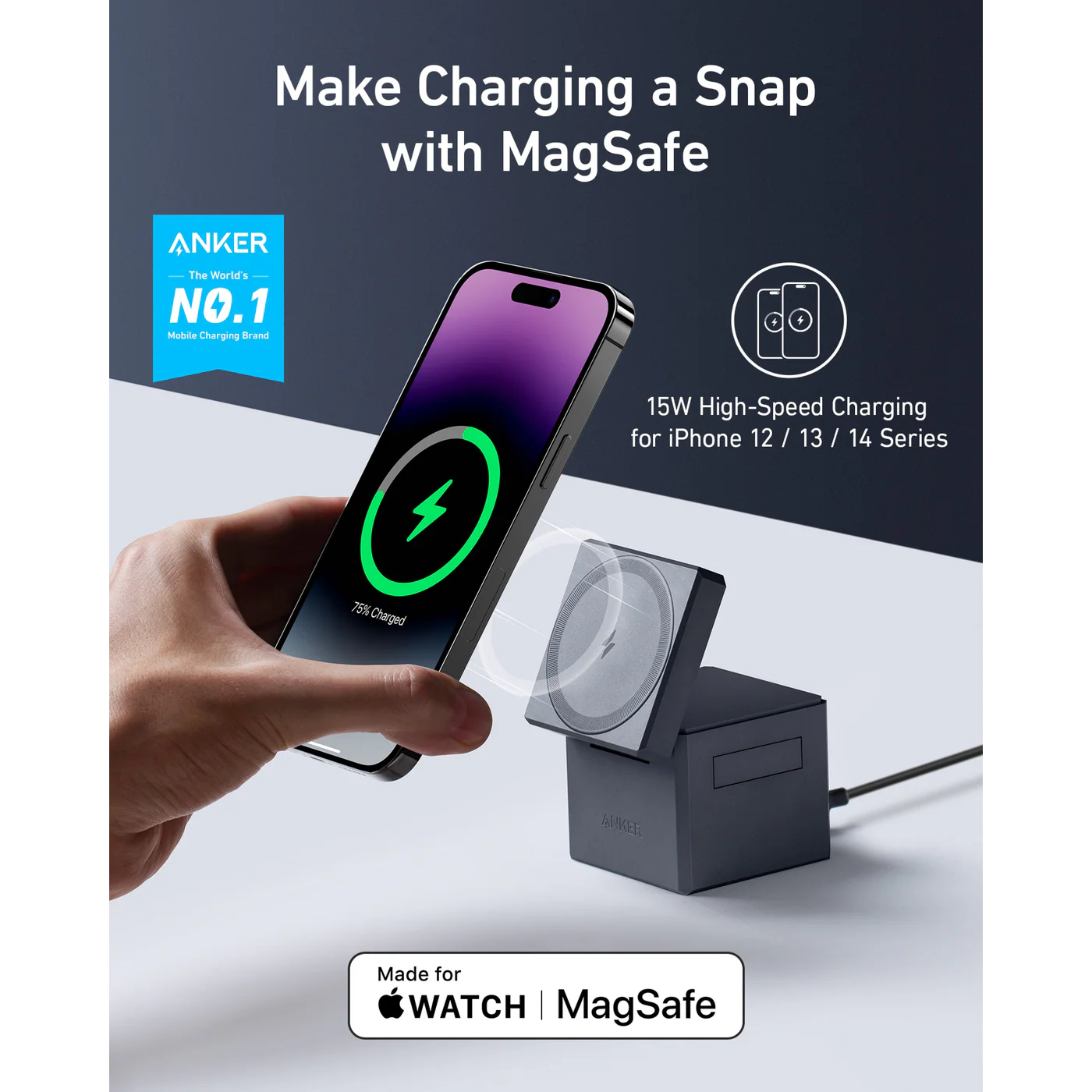 Anker 3-in-1 Cube Wireless Charger - Image 10