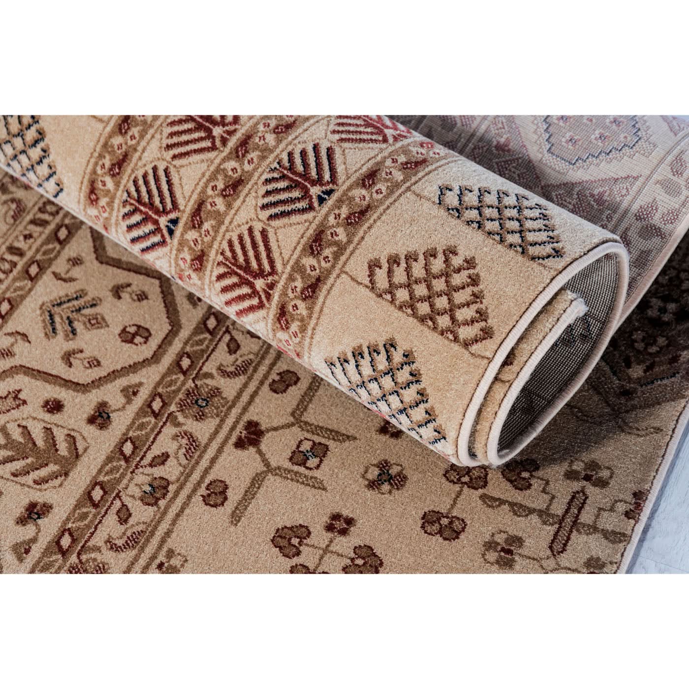 Spazio Home Antique Beige Persian Rug - Image 3