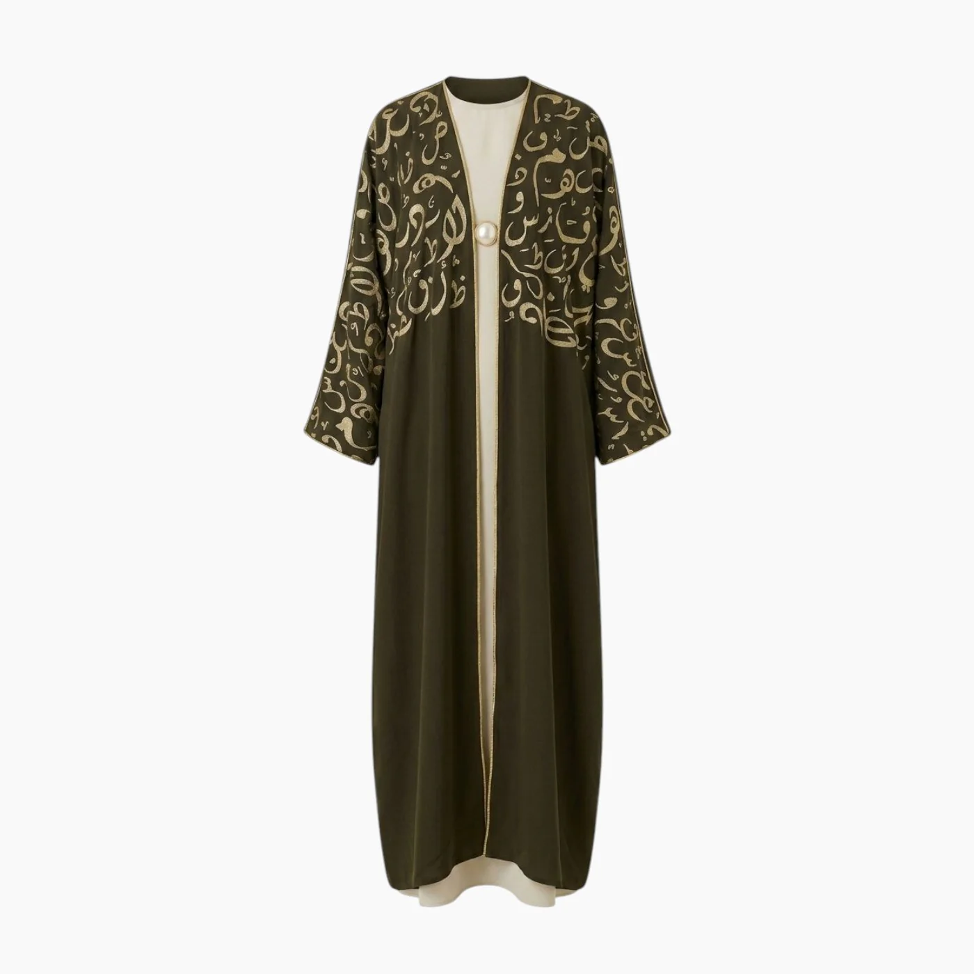 Amaara Arabian Olive Green Bisht