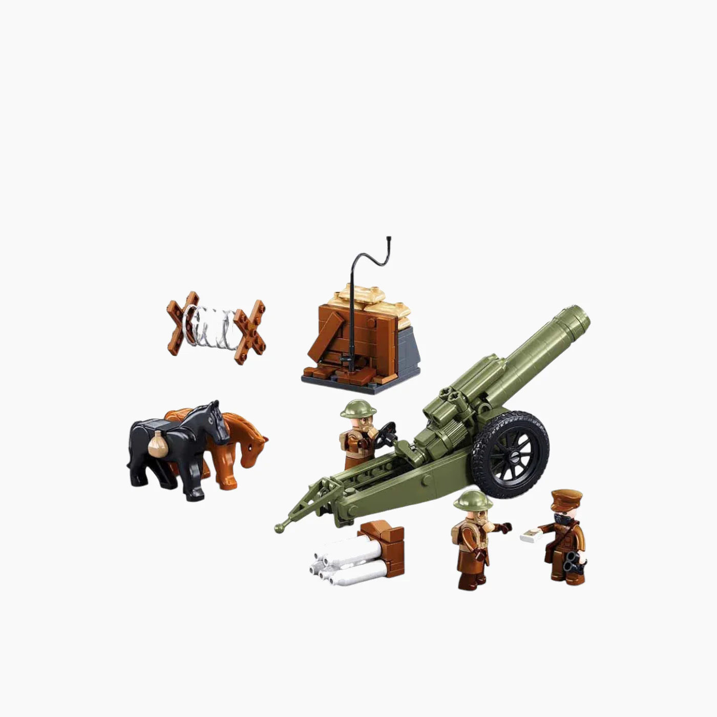 Sluban Army Wwi A7Vs Tank Offensive Action 506 Pcs - Image 4