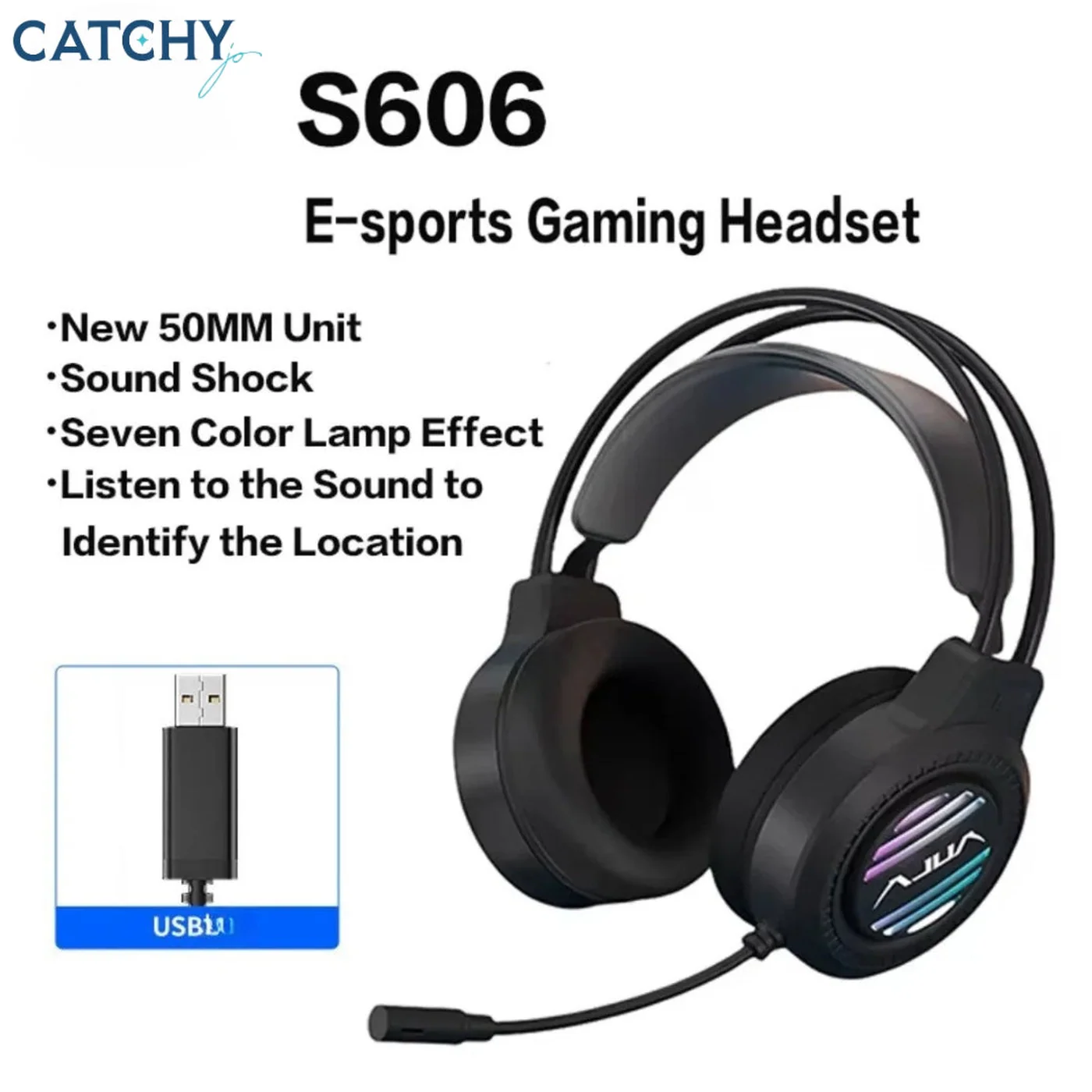 AULA S606 Gaming Headset - Image 2
