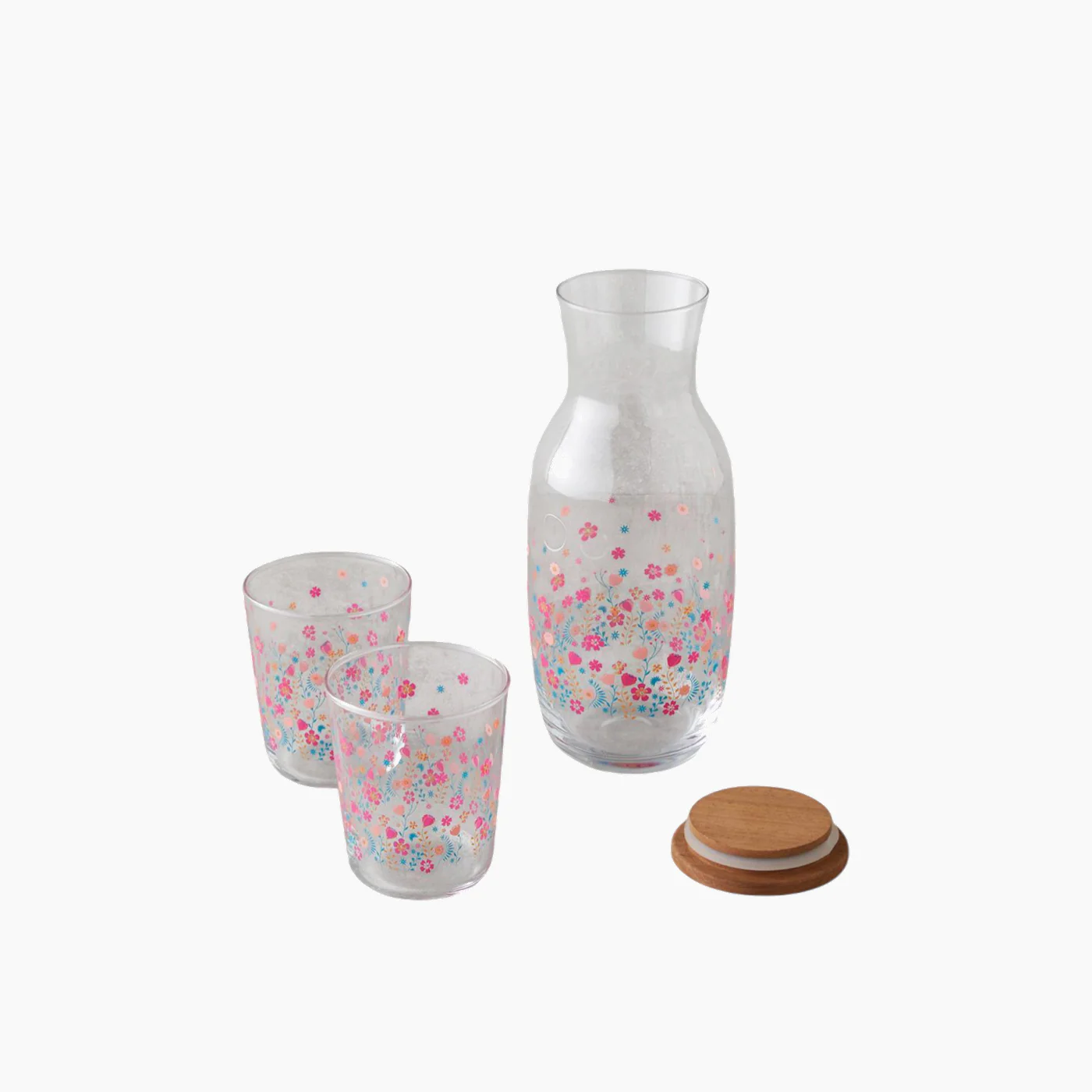 EH Living Auro Glass 3 Pieces Water Set 1000 ml + 315 ml Colored - Image 2