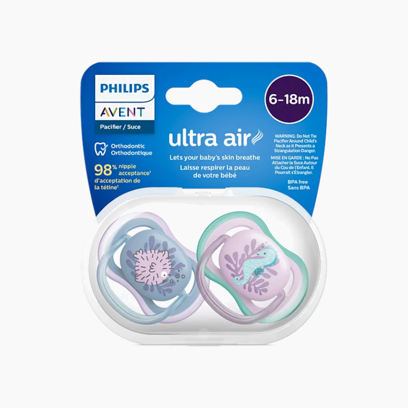 Philips Avent Ultra Air Soother (6-18 Months) 2 Pack - Image 6