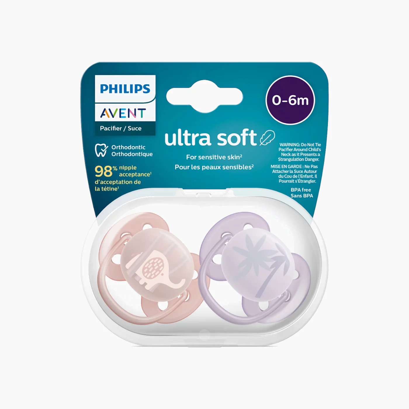 Philips Avent Ultra Soft Soother (0-6 Months) 2 Pack - Image 5