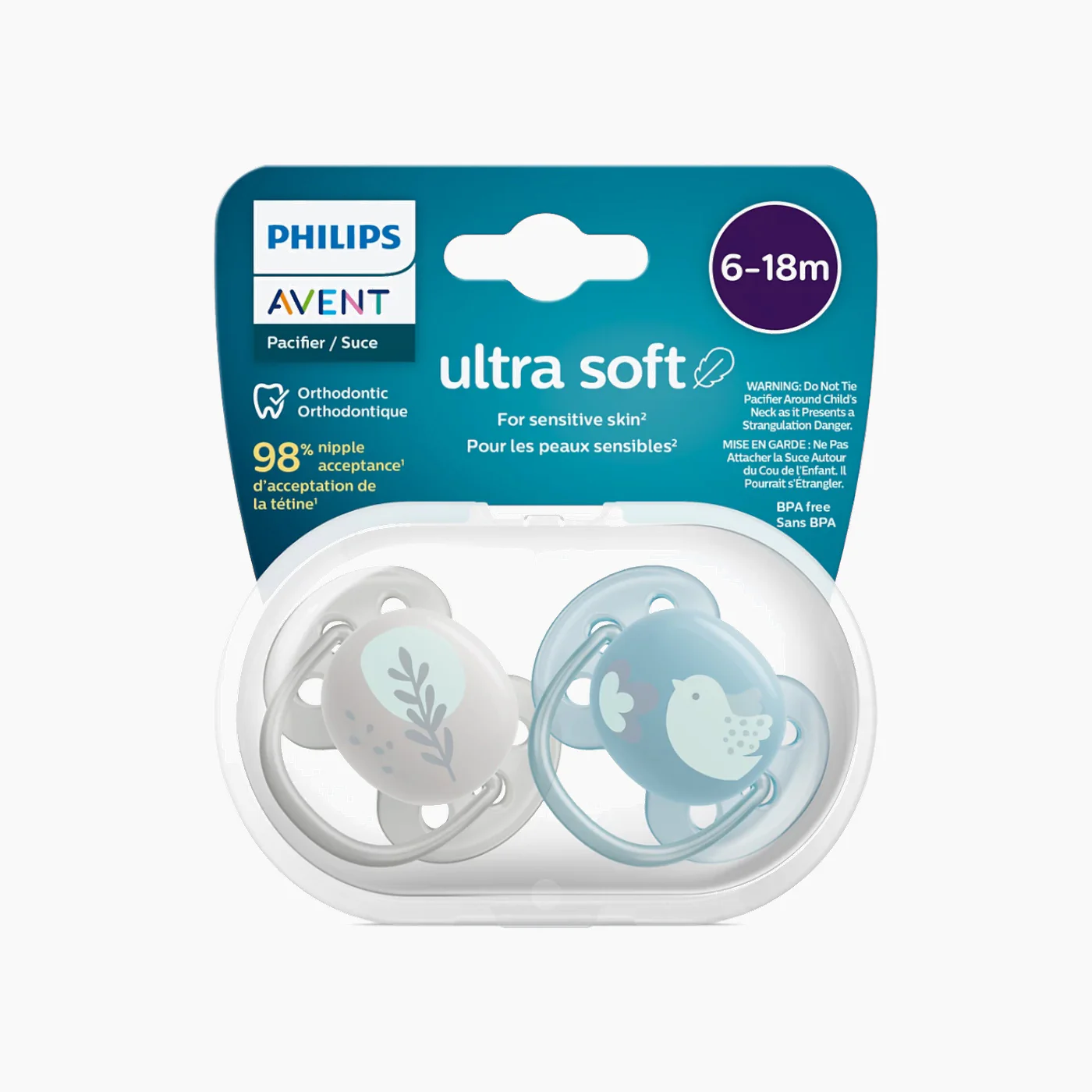Philips Avent Ultra Soft Soother (6-18 Months) 2 Pack - Image 5
