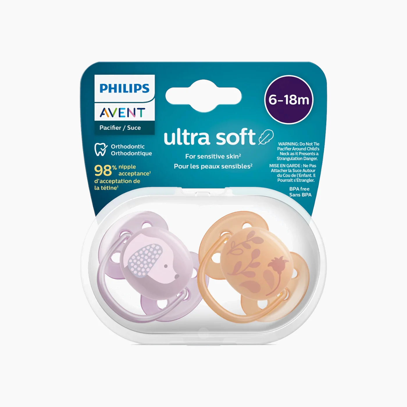 Philips Avent Ultra Soft Soother (6-18 Months) 2 Pack - Image 6