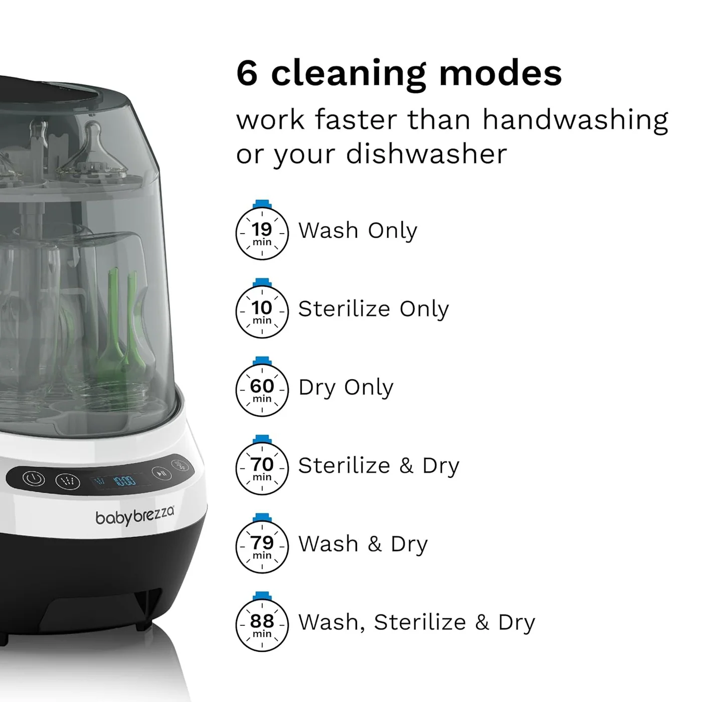 Baby Brezza Bottle Washer Pro All In One Baby Bottle - Image 3