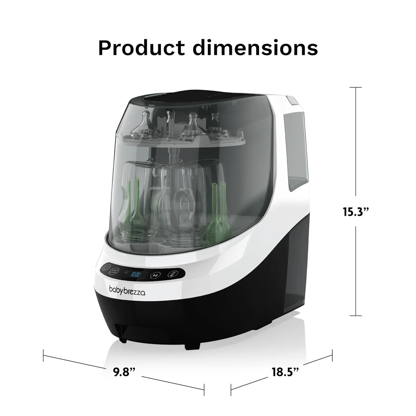 Baby Brezza Bottle Washer Pro All In One Baby Bottle - Image 4