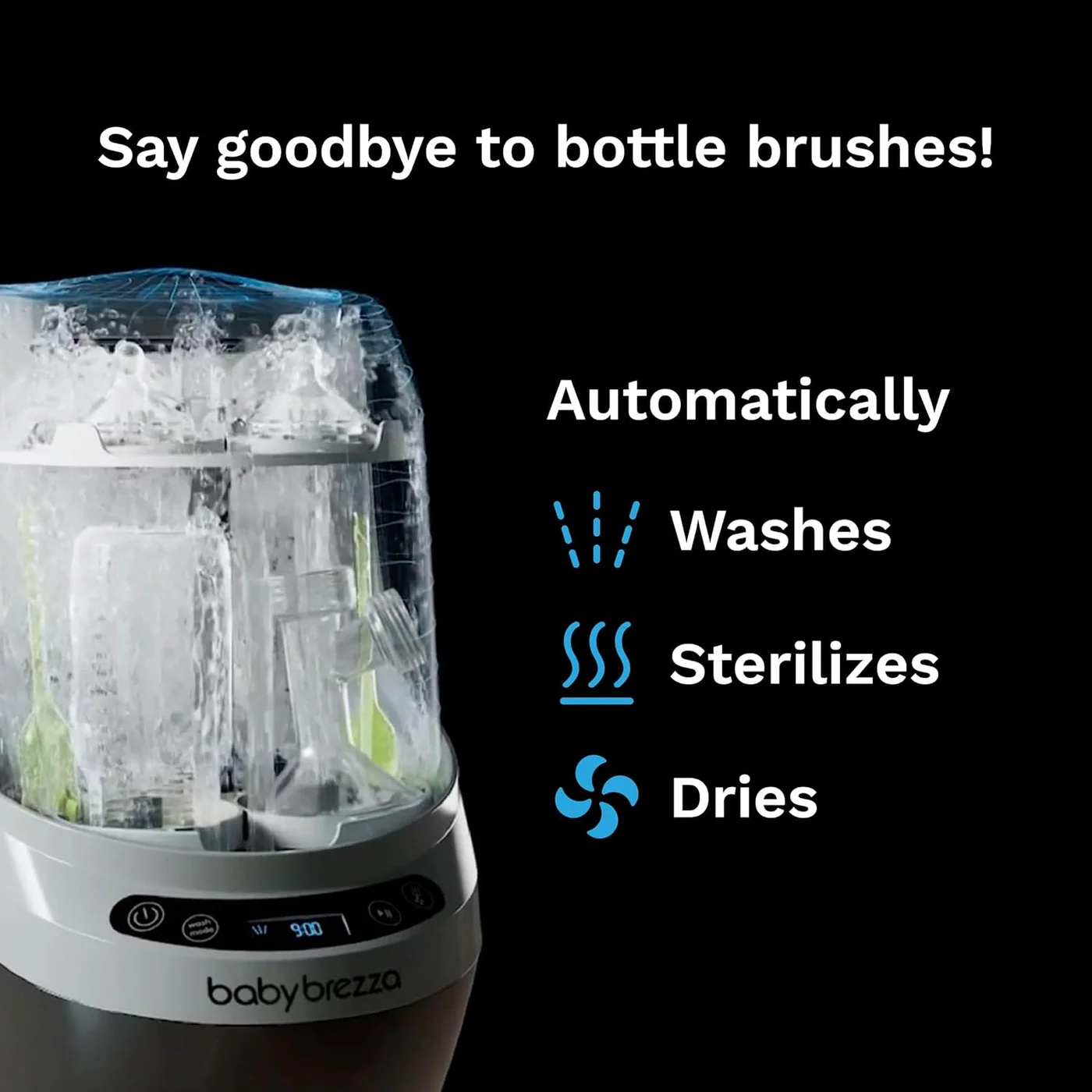 Baby Brezza Bottle Washer Pro All In One Baby Bottle - Image 9