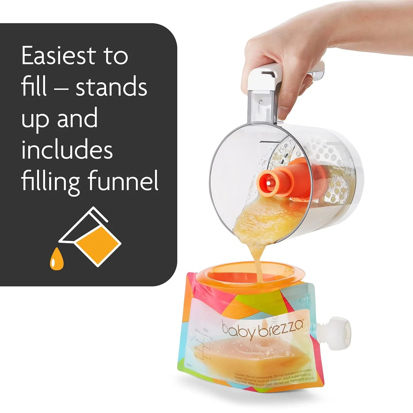 Baby Brezza Reusable Baby Food Pouches - Image 6