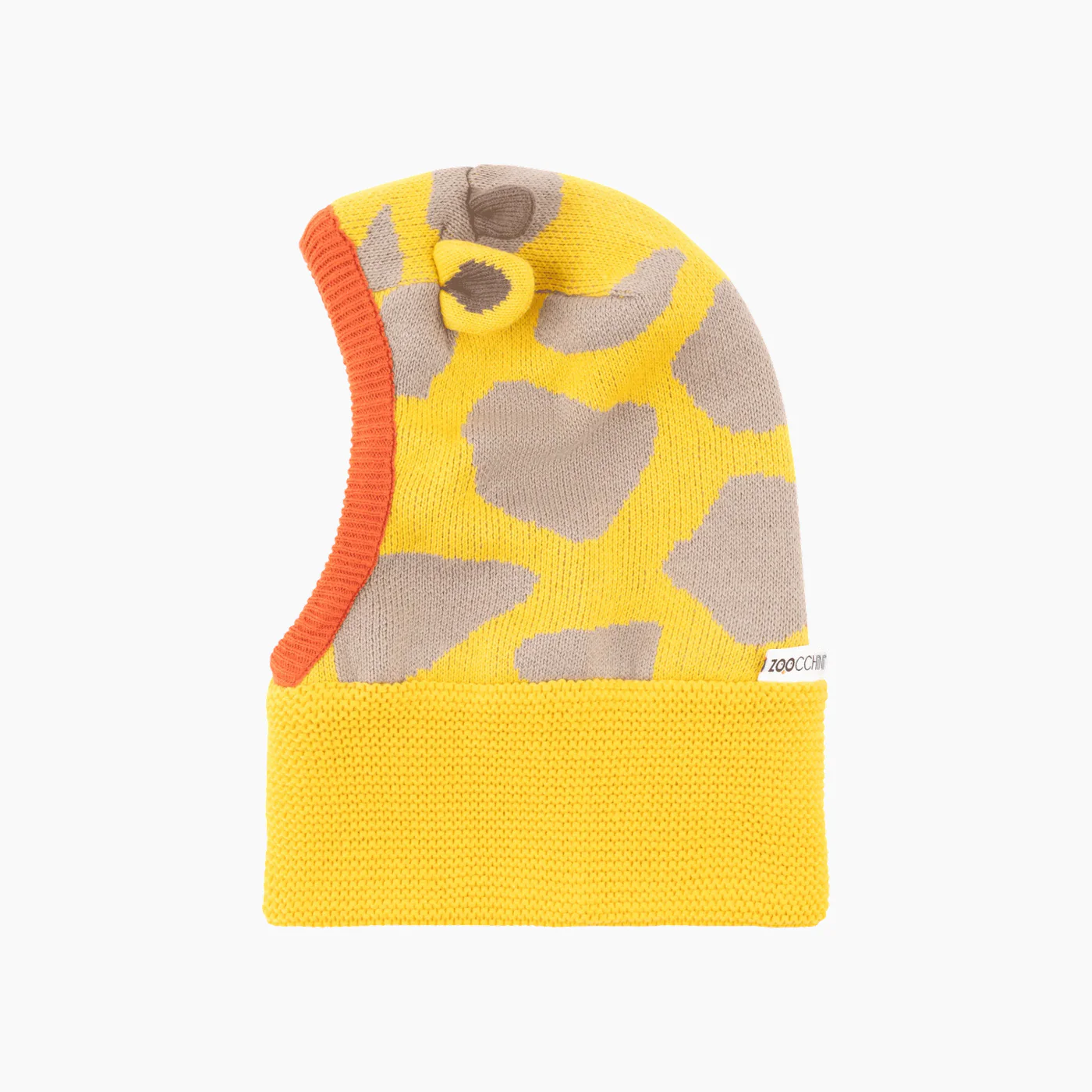 Zoocchini Jaime the Giraffe Knit Balaclava Hat - Image 2